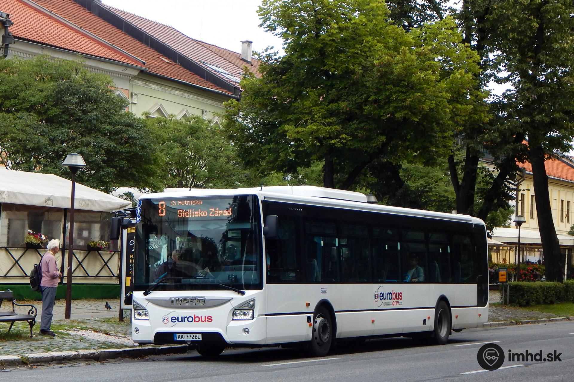 Autobus MHD v Spišskej Novej Vsi